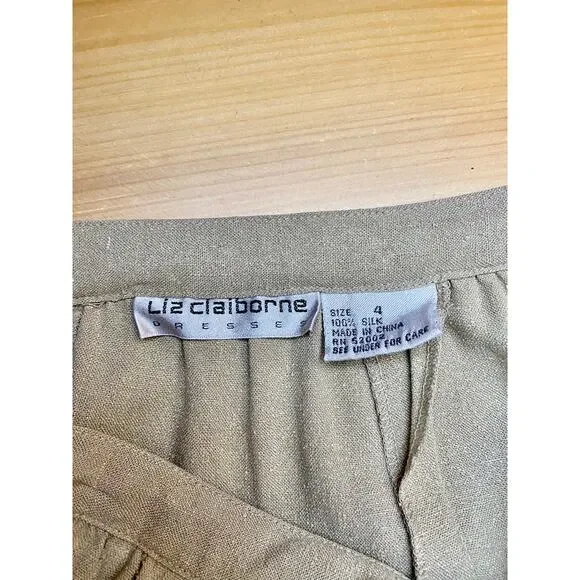 Raw Silk Skirt Midi - Picture 3 of 9